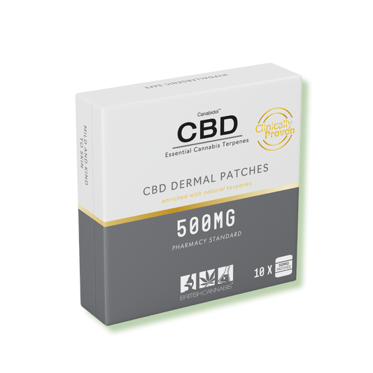 CBD by British Cannabis CBD Dermal Patches 500mg