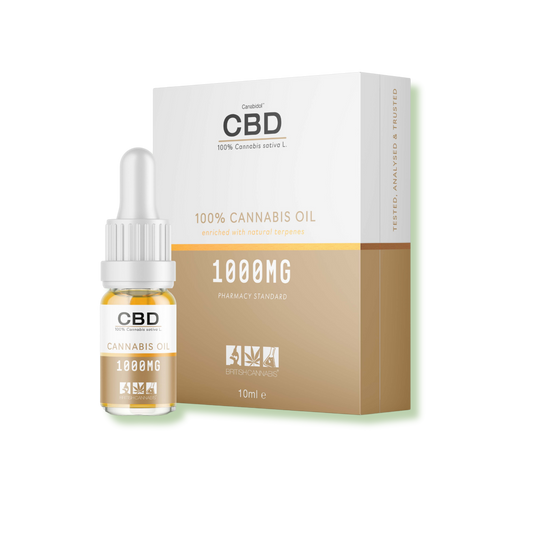 CBD by British Cannabis 100% Cannabis Oil Refined 1000mg 10ml 
