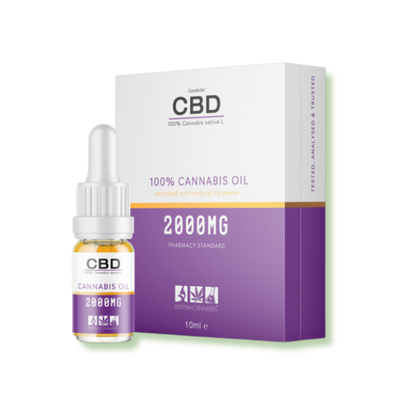 CBD by British Cannabis 100% Cannabis Oil Refined 2000mg 10ml