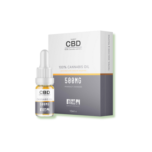 CBD by british cannabis 100% cannabis oil refined 500mg 10ml