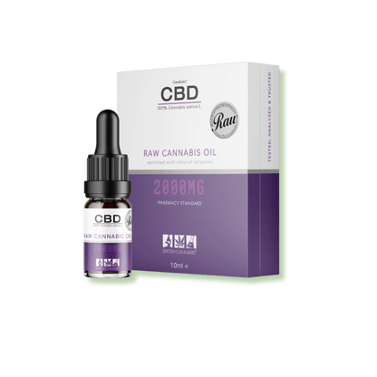 CBD By British Cannabis 100% Raw Cannabis Oil 2000mg 10ml