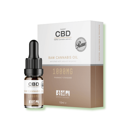 CBD British Cannabis Raw 100% Cannabis Oil 1000mg