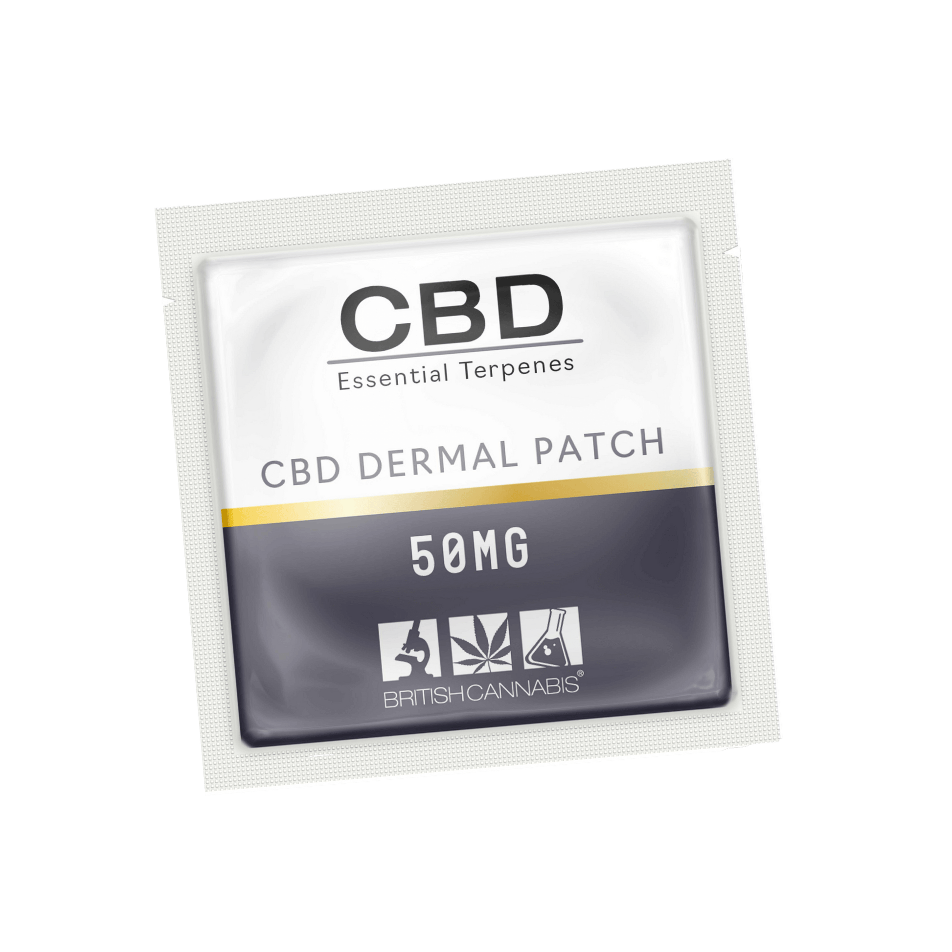 CBD by British Cannabis CBD Dermal Patches 500mg Single Patch