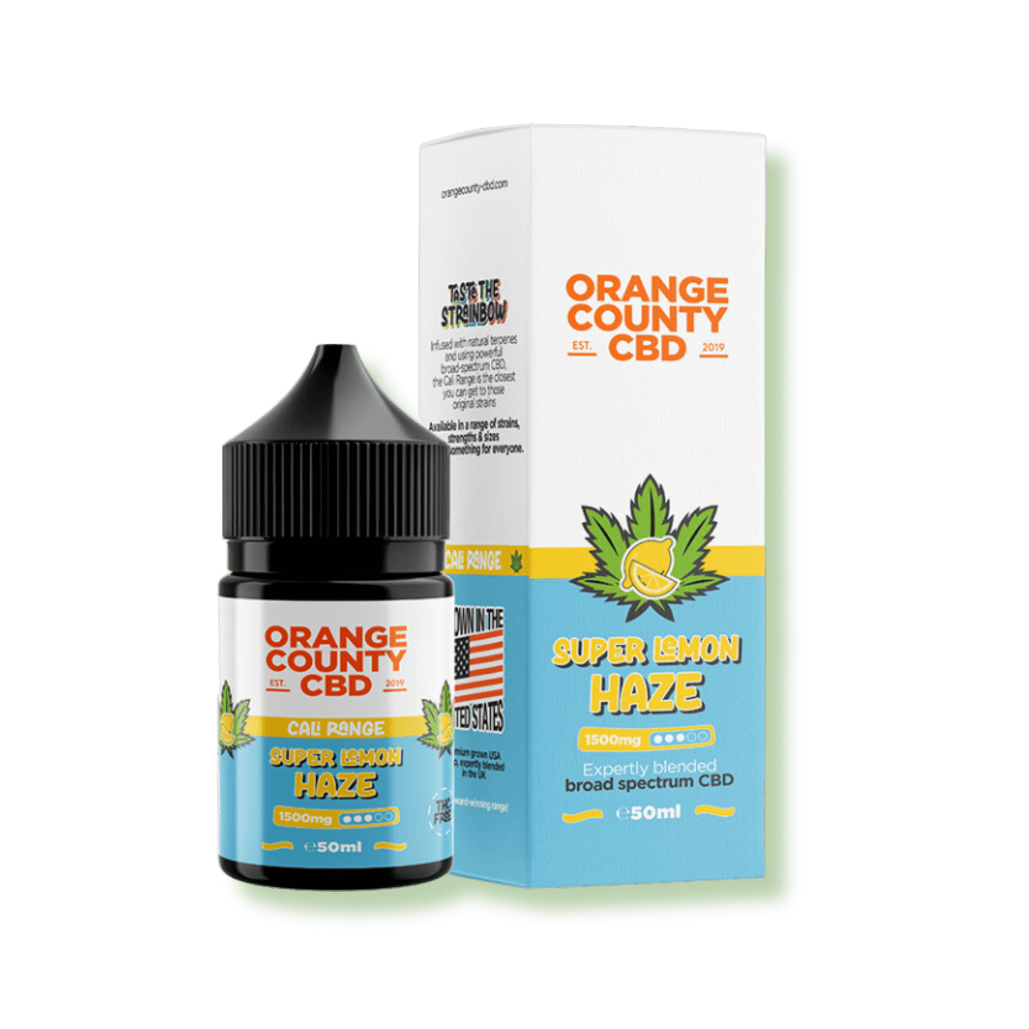 Orange County CBD Super Lemon Haze Vape Juice Vape Liquid 50ml