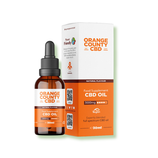 Orange County CBD Oil 100% Natural 3000mg 30ml (10%)
