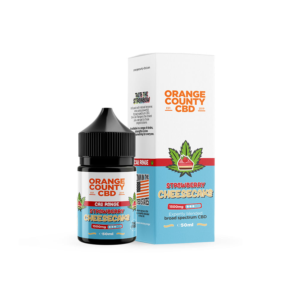 CBD Cali E-Liquid Strawberry Cheesecake 2500mg (5%)