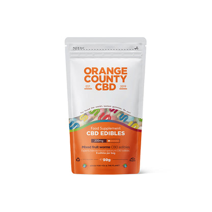 Orange County CBD Gummy Worms Grab Bag (200mg)