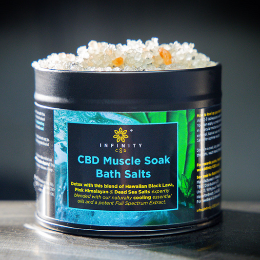 CBD Muscle Soak Bath Salts 500mg